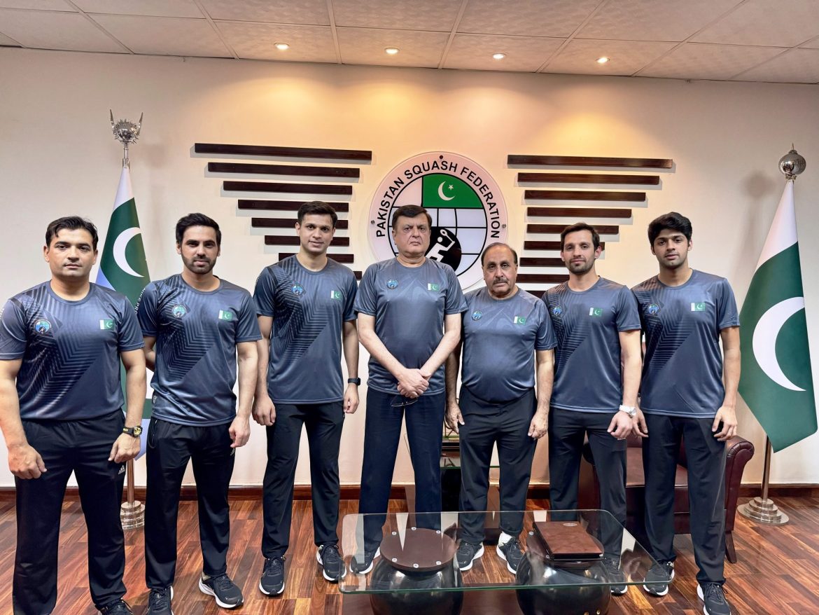 Departure of Pakistani Squash Team for the 22nd Asian Squash Team Championship