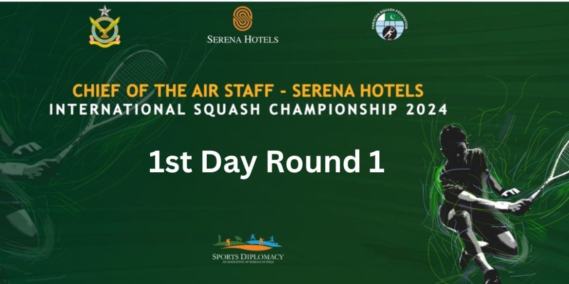 Watch Live 1st Day of CAS Serena Hotels International Squash Championship 2024