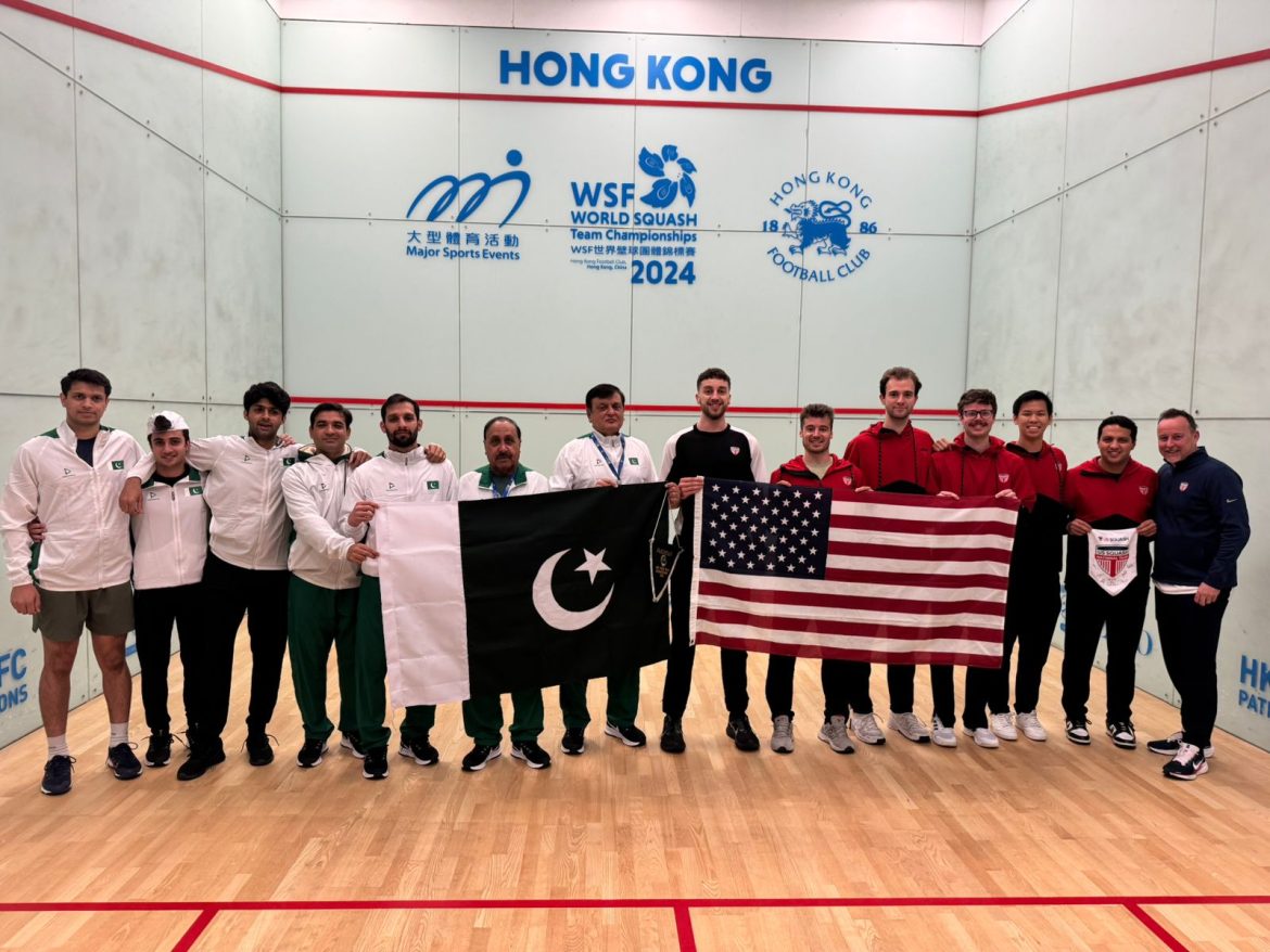 PAKISTAN SQUASH TEAM DEFEATS USA IN WSF WORLD TEAMS CHAMPIONSHIP