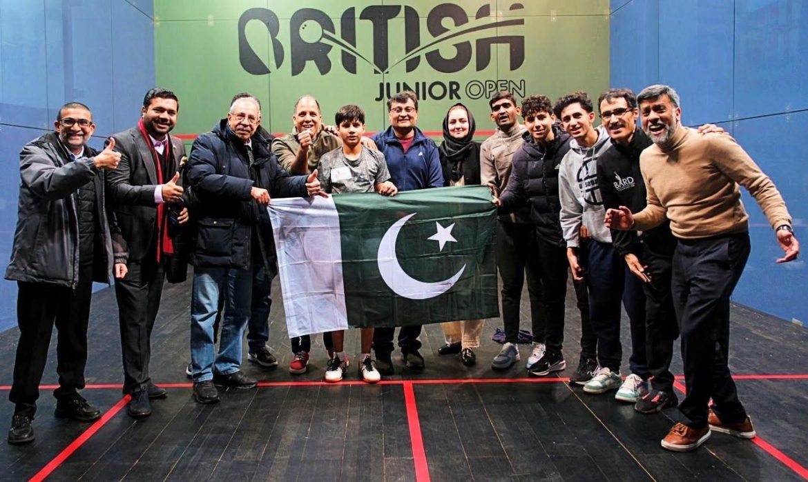 AFTER 18 LONG YEARS… PAKISTAN STRIKES GOLD AGAIN IN BRITISH JUNIOR OPEN U13 BOYS!