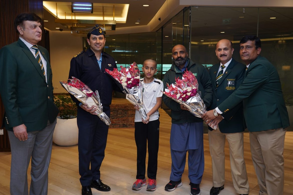 RECEPTION OF US JUNIOR SQUASH CHAMPION