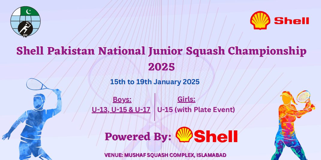 SEMIFINALISTS DECIDED AT SHELL PAKISTAN NATIONAL JUNIOR SQUASH CHAMPIONSHIP – 2025!