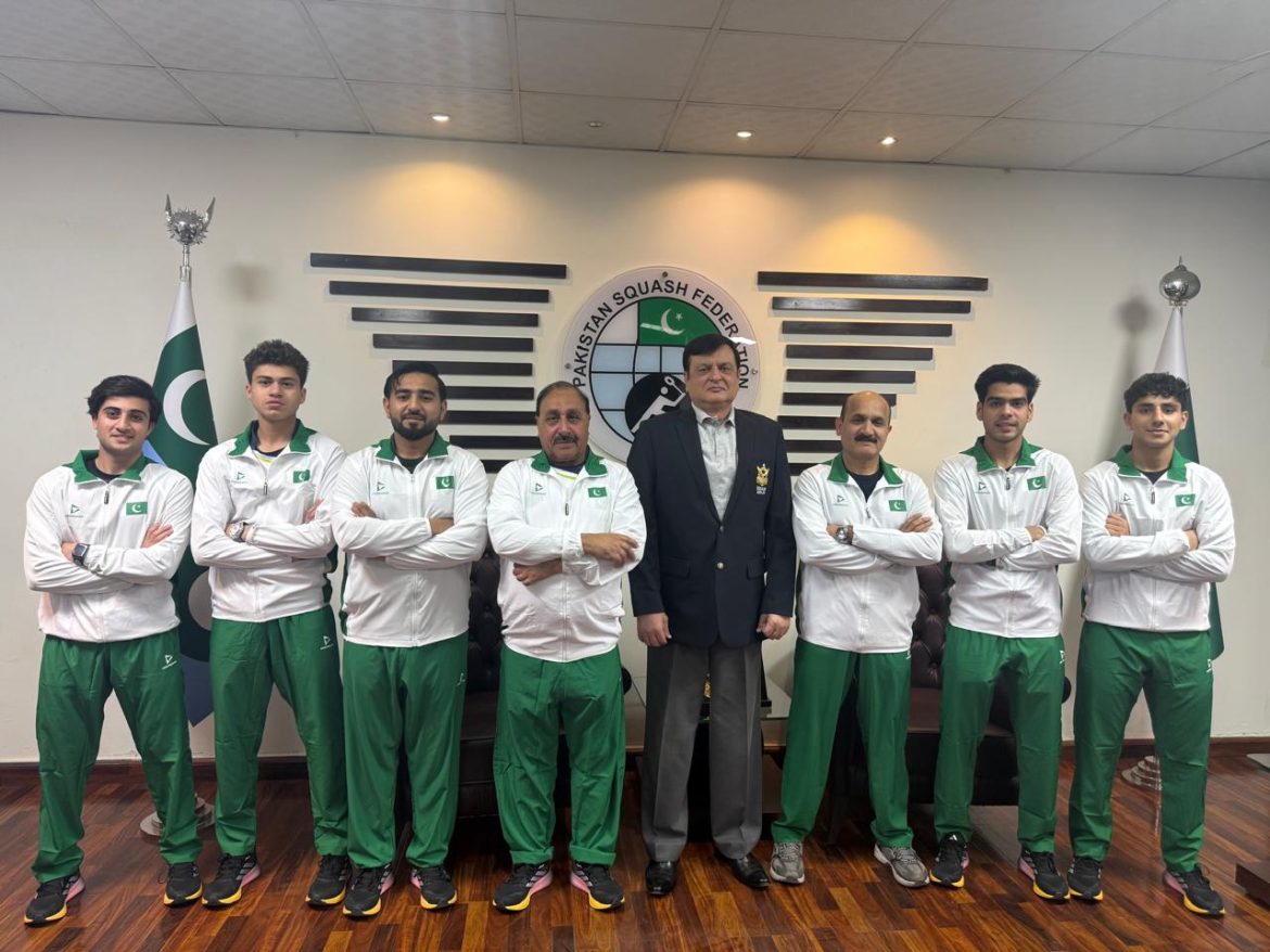 “Pakistan Junior Squash Team Participates in 22nd Asian Junior Squash Championship 2025”