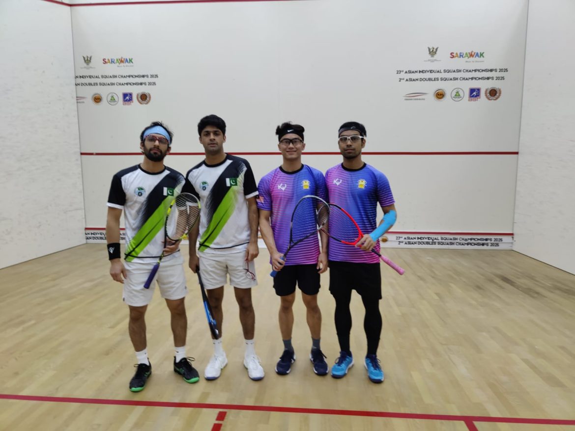 Big Win: Pakistan Team won Semifinal Match and entered into Finals of 2nd Asian Doubles Squash Championships 2025