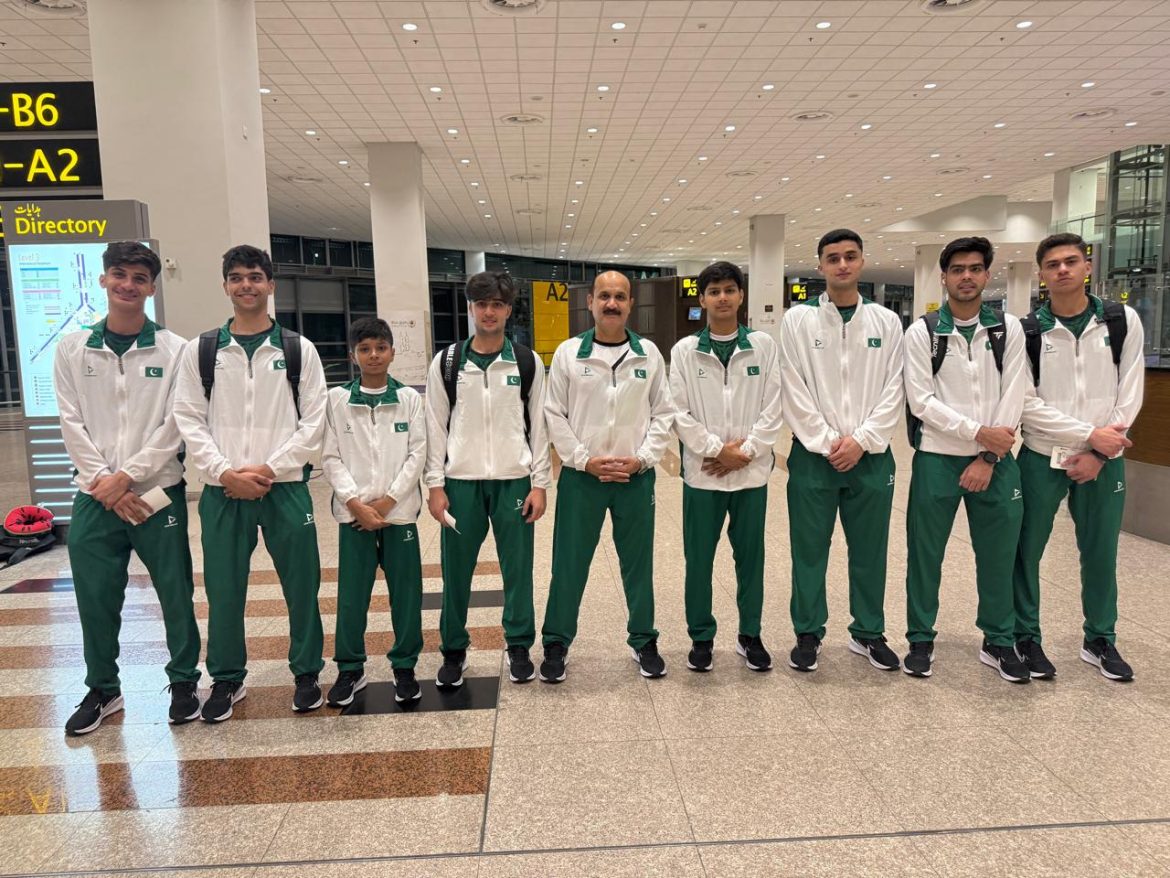 Pakistan’s Junior Squash contingent departure for 32nd Asian Junior Individual Squash Championships 2025