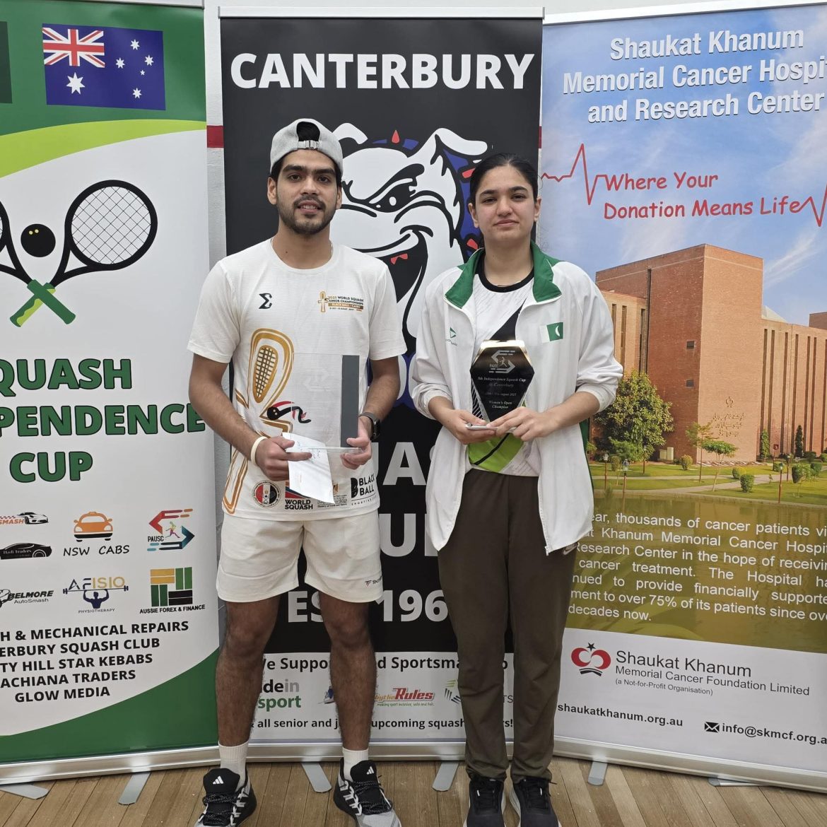 Pakistan’s squash stars shine bright in Australia! 🌟