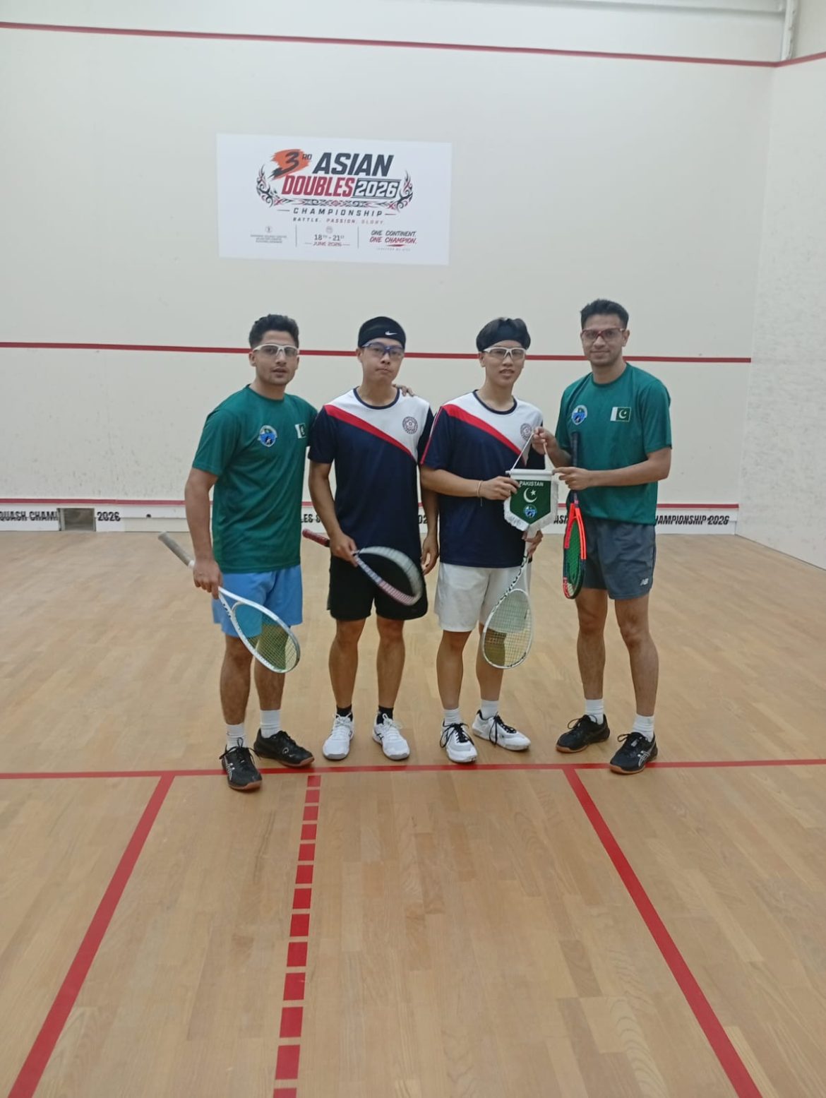 STRONG START FOR PAKISTAN AT ASIAN DOUBLES CHAMPIONSHIPS 2026