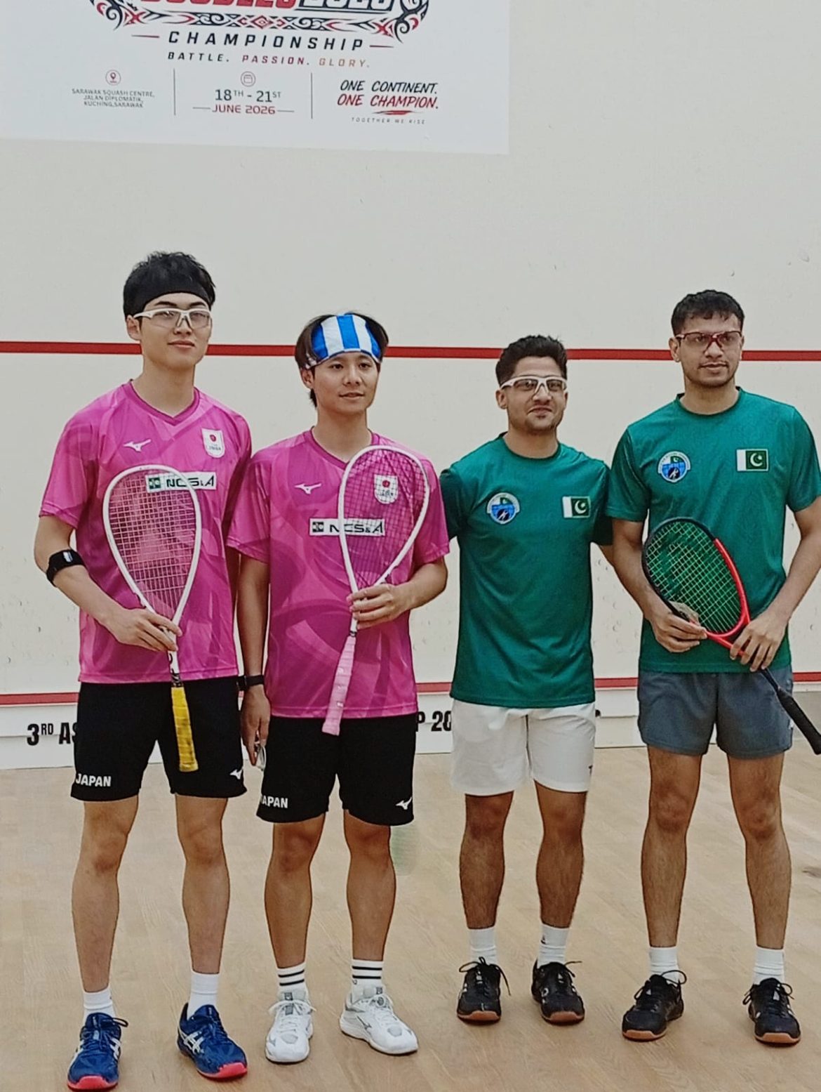 UPDATE ON 3RD ASIAN DOUBLES SQUASH CHAMPIONSHIPS 2026
