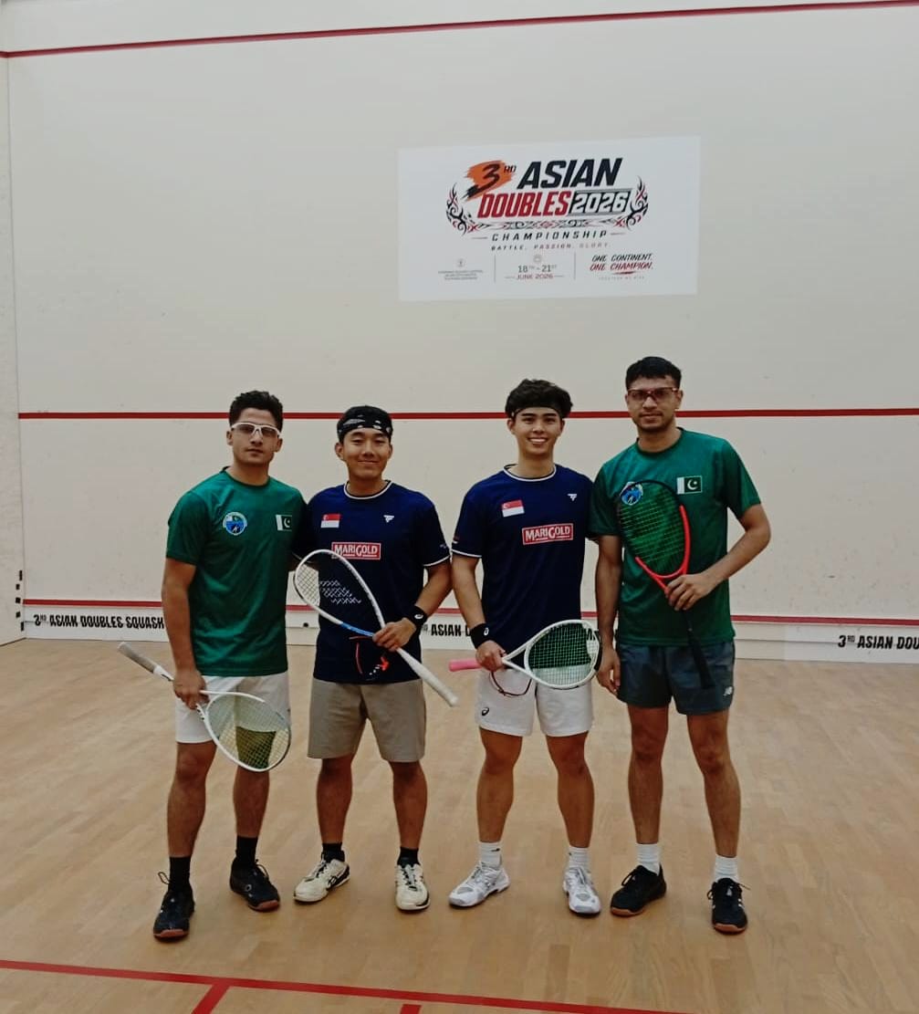 UPDATE ON 3RD ASIAN DOUBLES SQUASH CHAMPIONSHIPS 2026