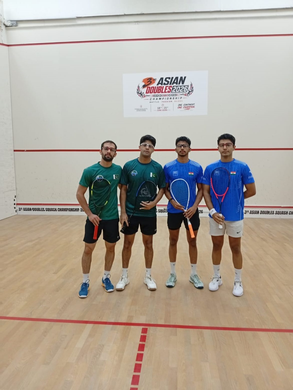 SILVER FOR PAKISTAN AT 3RD ASIAN DOUBLES SQUASH CHAMPIONSHIPS 2026