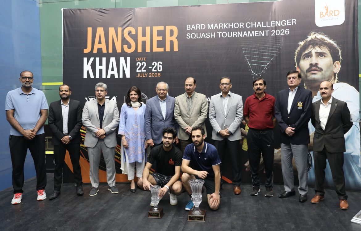 NASIR IQBAL WINS JANSHER KHAN – BARD – MARKHOR CHALLENGER SQUASH TOURNAMENT 2026
