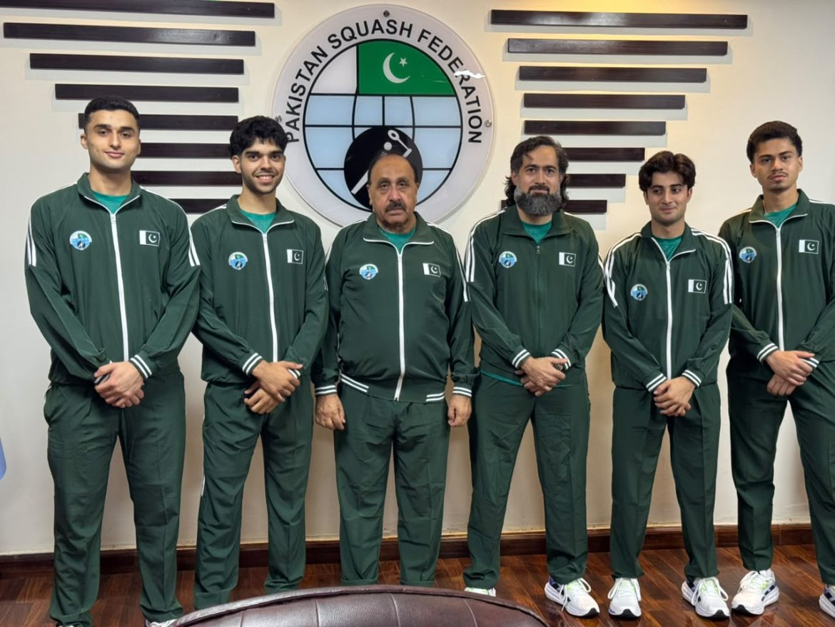TEAM PAKISTAN HEADS TO WORLD JUNIOR SQUASH 2026