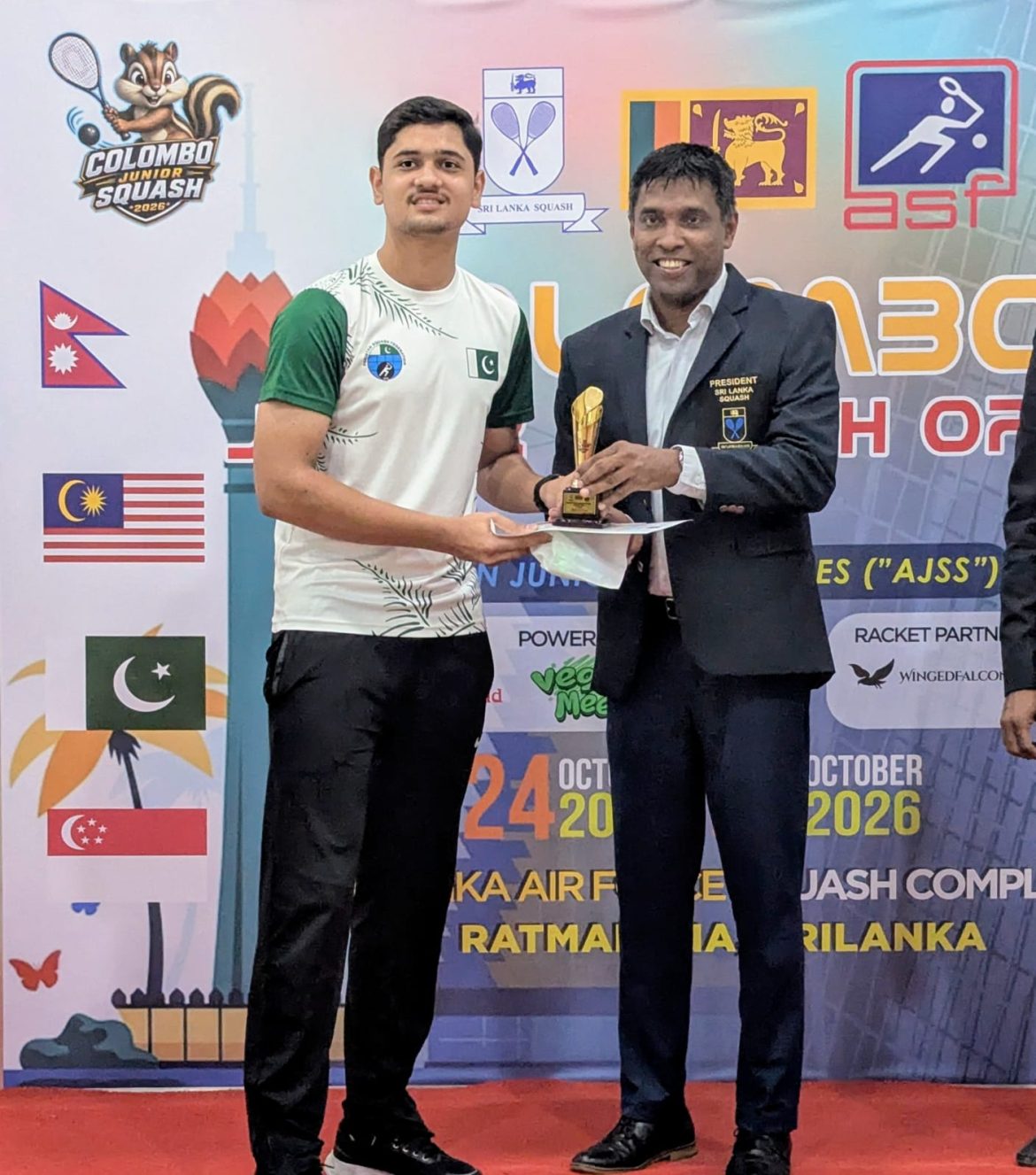 Mustafa Irfan Clinches Bronze Medal at the Asian Junior Super Series in Colombo